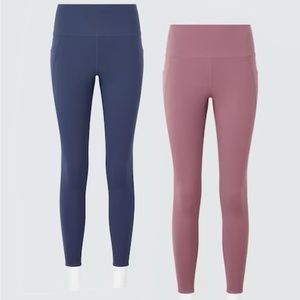 Pack of Uniqlo AIRism Side Pocket UV Protection Leggings (Size XXS)